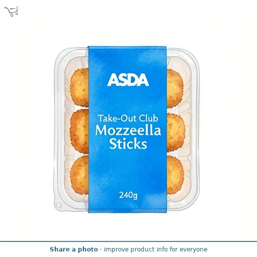 ASDA Take-Out Club Mozzarella Sticks 240g