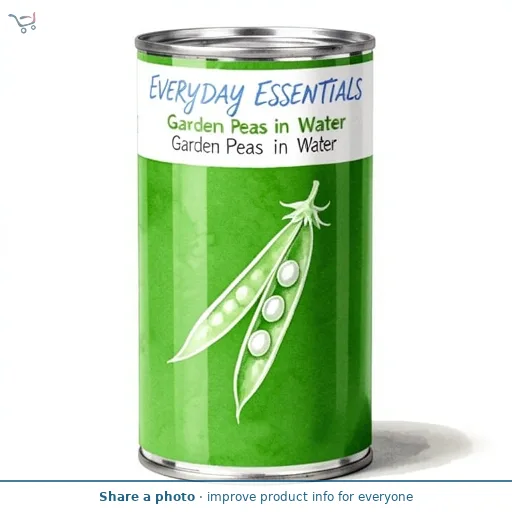 Garden Peas in Water