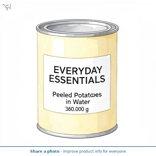 Peeled Potatoes in Water