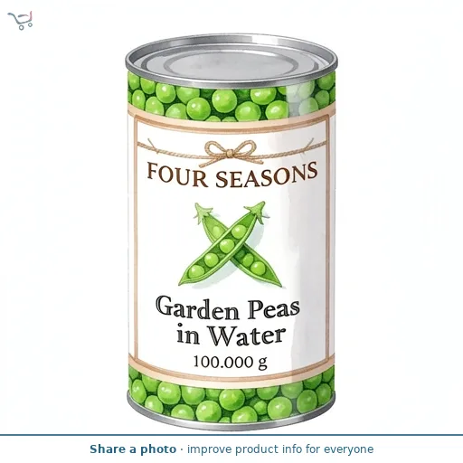 Garden Peas in Water