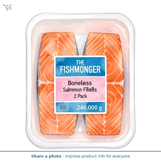 Boneless Salmon Fillets 2 Pack