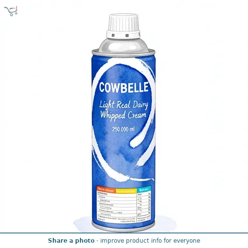 Light Real Dairy Whipped Cream