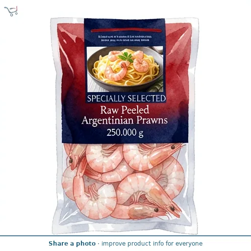 Raw Peeled Argentinian Prawns
