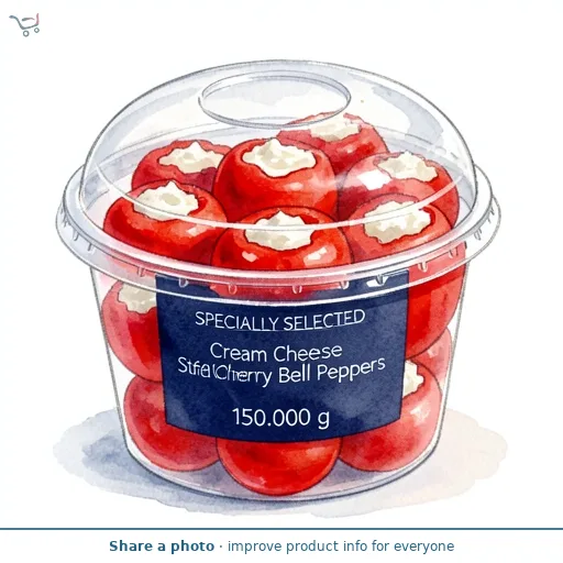 Cream Cheese Stuffed Cherry Bell Peppers