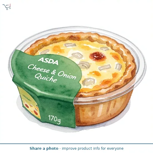 ASDA Cheese & Onion Quiche 170g