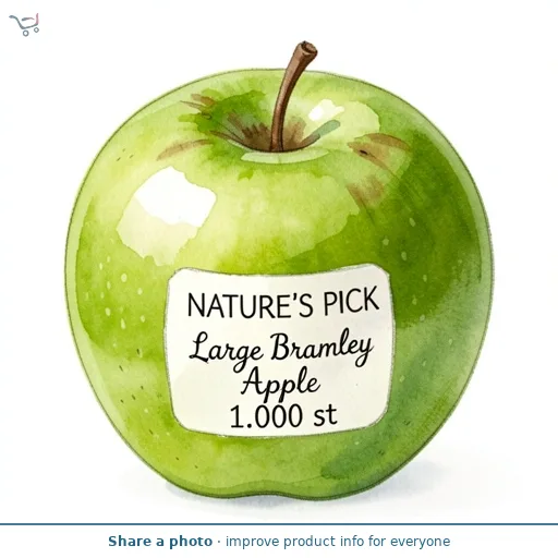 Large Bramley Apple