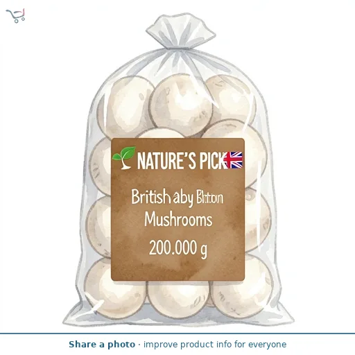 British Baby Button Mushrooms