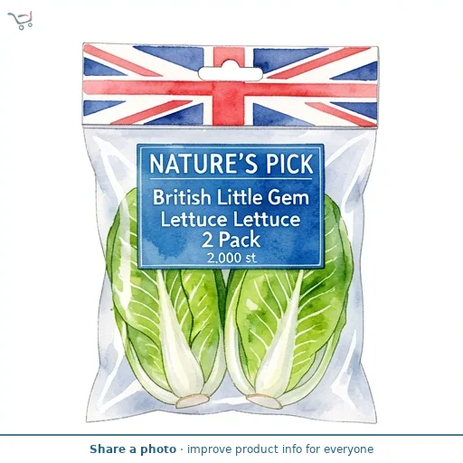 British Little Gem Lettuce 2 Pack