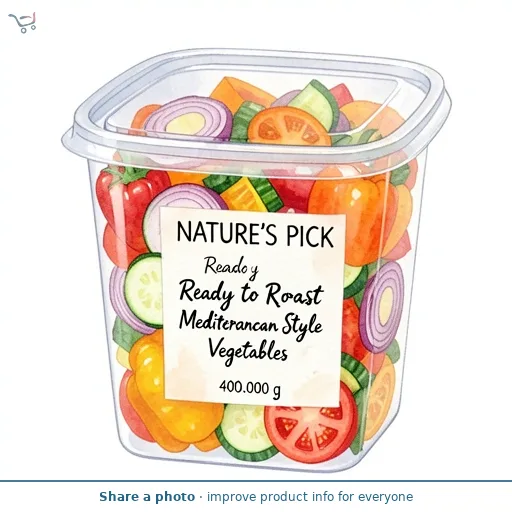 Ready to Roast Mediterranean Style Vegetables