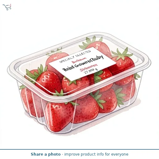 British Grown Red Ruby Strawberries