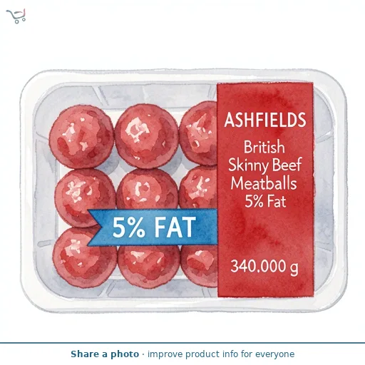 British Skinny Beef Meatballs 5% Fat