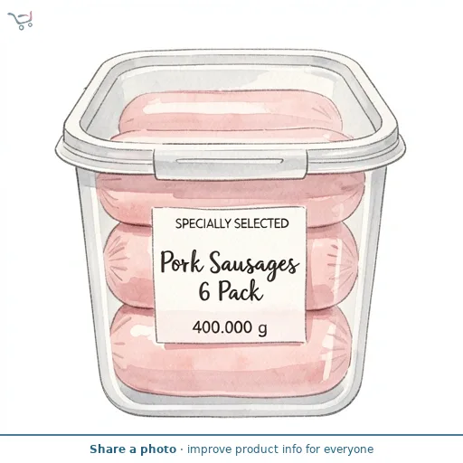 Pork Sausages 6 Pack