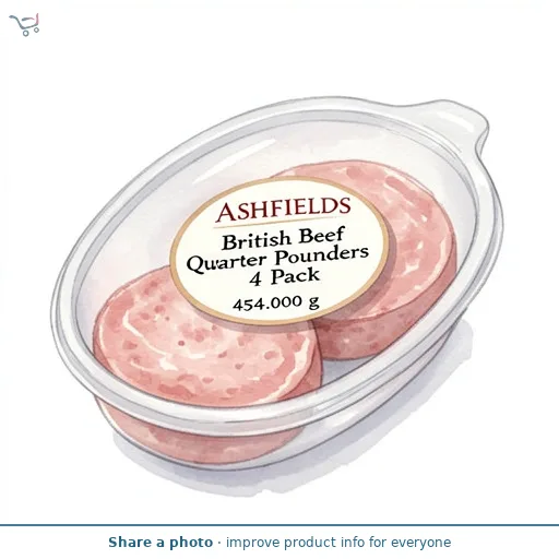 British Beef Quarter Pounders 4 Pack