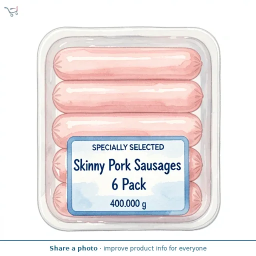 Skinny Pork Sausages 6 Pack