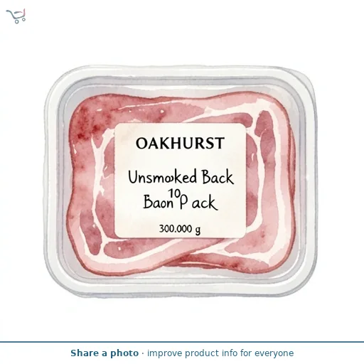 Unsmoked Back Bacon 10 Pack