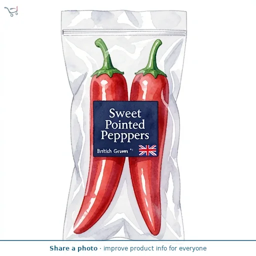 British Grown Sweet Pointed Peppers