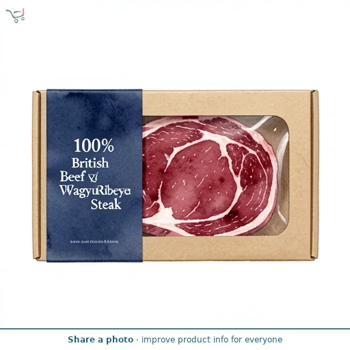 100% British Beef Wagyu Ribeye Steak