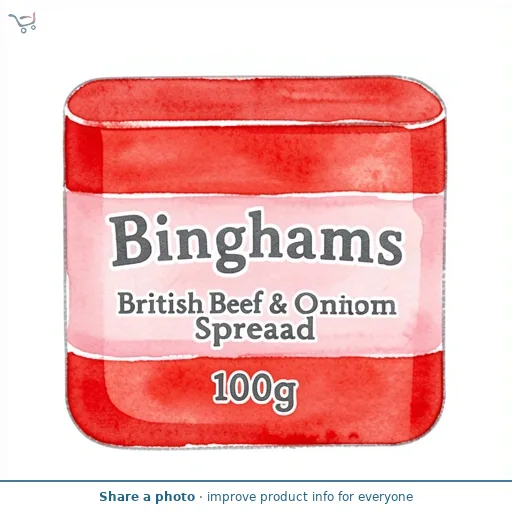 Binghams British Beef & Onion Spread 100g