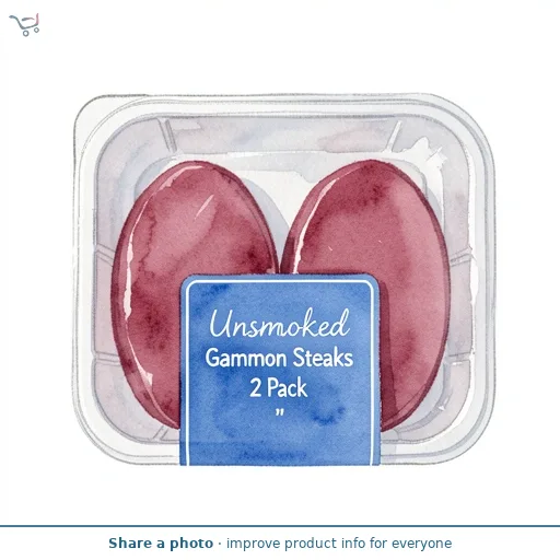 Unsmoked Gammon Steaks 2 Pack