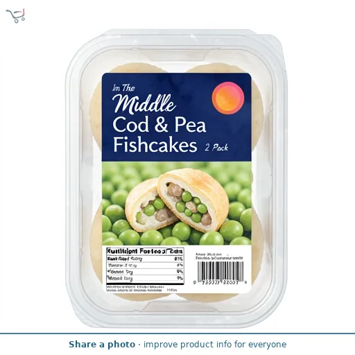 Melt In The Middle Cod & Pea Fishcakes 2 Pack