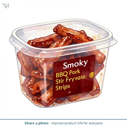 Smoky BBQ Pork Stir Fry Strips
