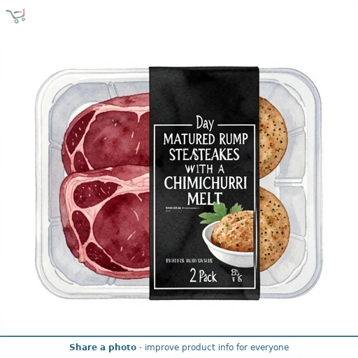 30 Day Matured Rump Steaks with a Chimichurri Melt 2 Pack