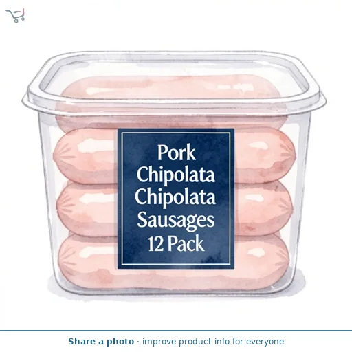 Pork Chipolata Sausages 12 Pack