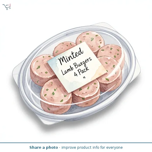 Minted Lamb Burgers 4 Pack
