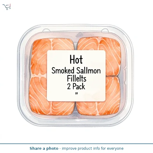Hot Smoked Salmon Fillets 2 Pack