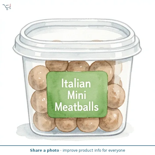 Flavoured Italian Mini Meatballs
