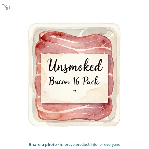 Unsmoked Bacon 16 Pack