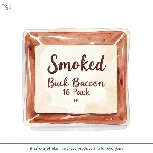 Smoked Back Bacon 16 Pack
