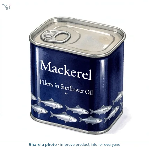 Mackerel Fillets in Sunflower Oil