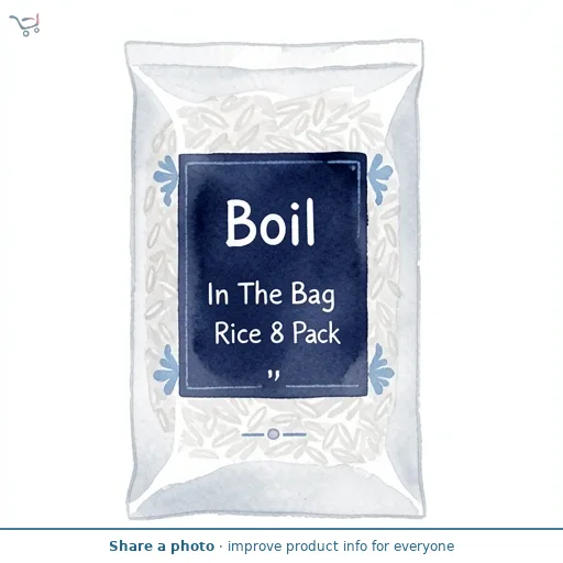 Boil In The Bag Rice 8 Pack