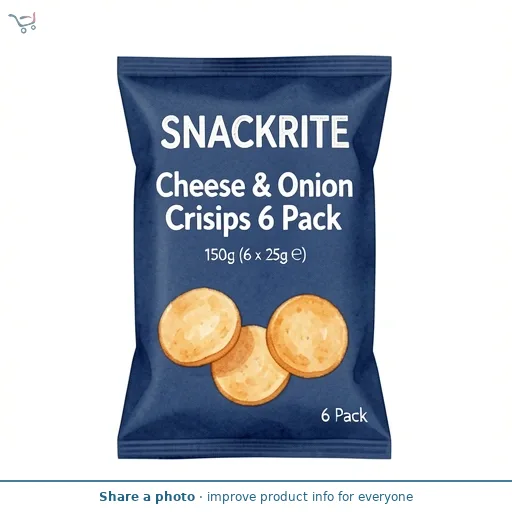 Cheese & Onion Crisps 6 Pack