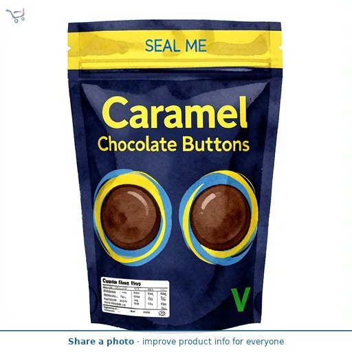 Giant Caramel Chocolate Buttons