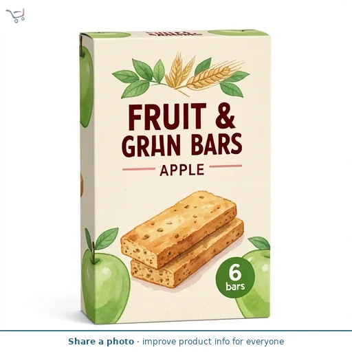 Apple Fruit & Grain Bars 6 Pack