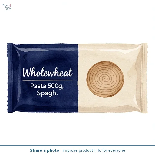 Wholewheat Pasta 500g, Spagh.