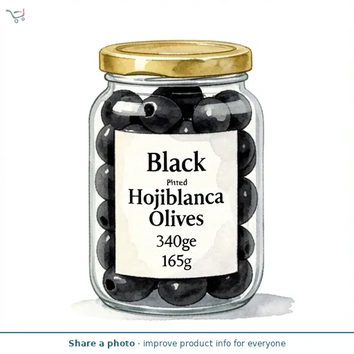Black Pitted Hojiblanca Olives
